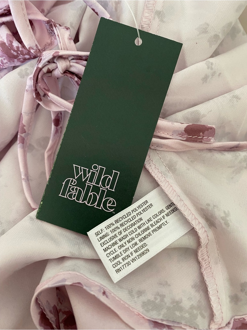 wild fable - Light Pink Floral Maxi Dress - Picture 7 of 7